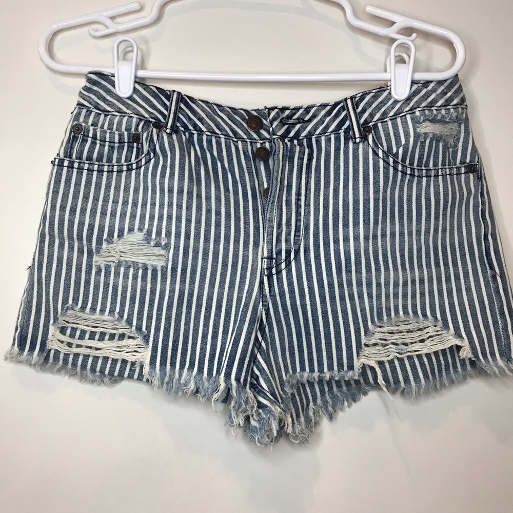 Forever 21 Mid Rise Cut Offs